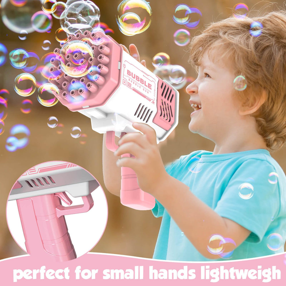 JONEG bubble-wand kit and refills for continuous fun