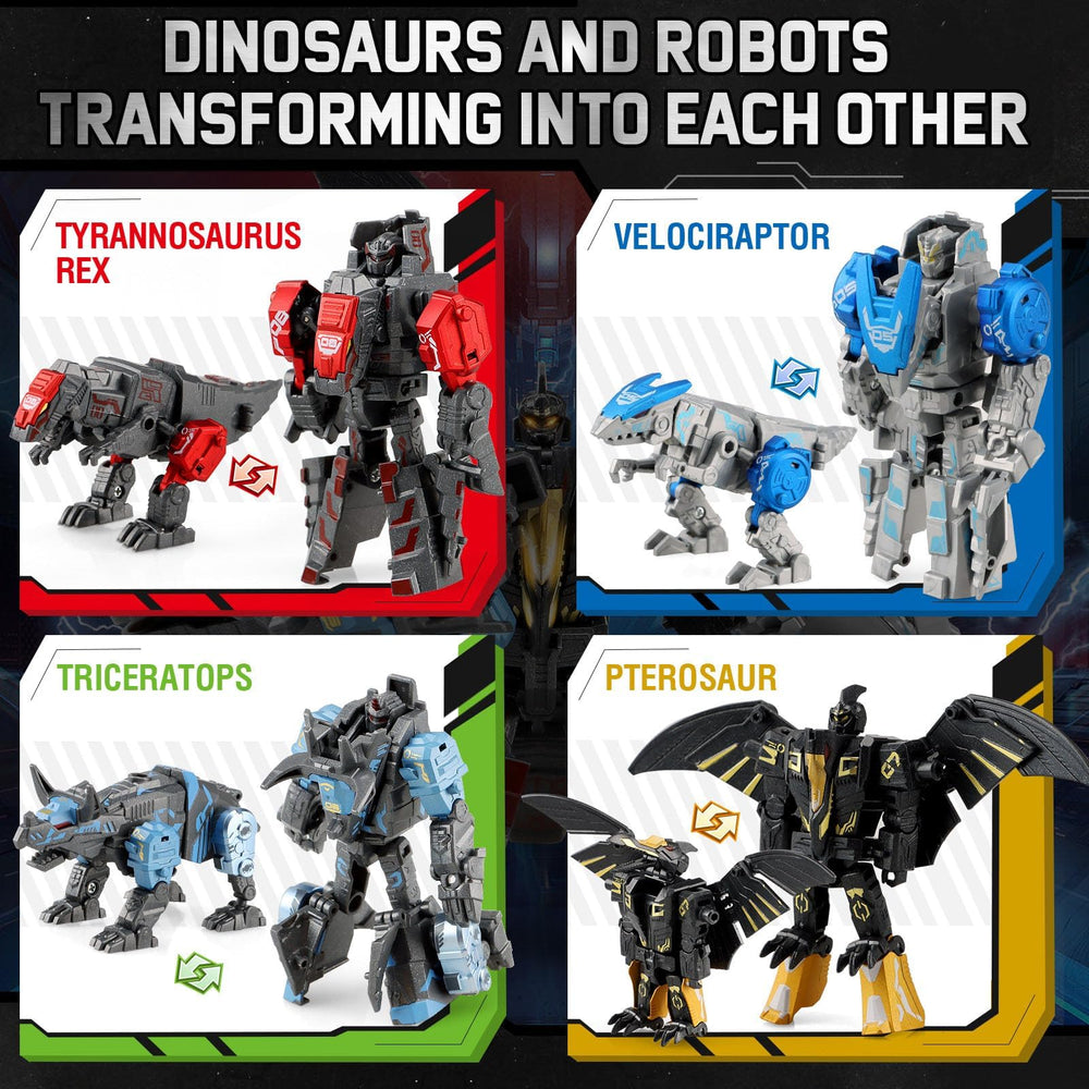 JONEG dinosaur transformation steps encourage sequence planning and logical thinking