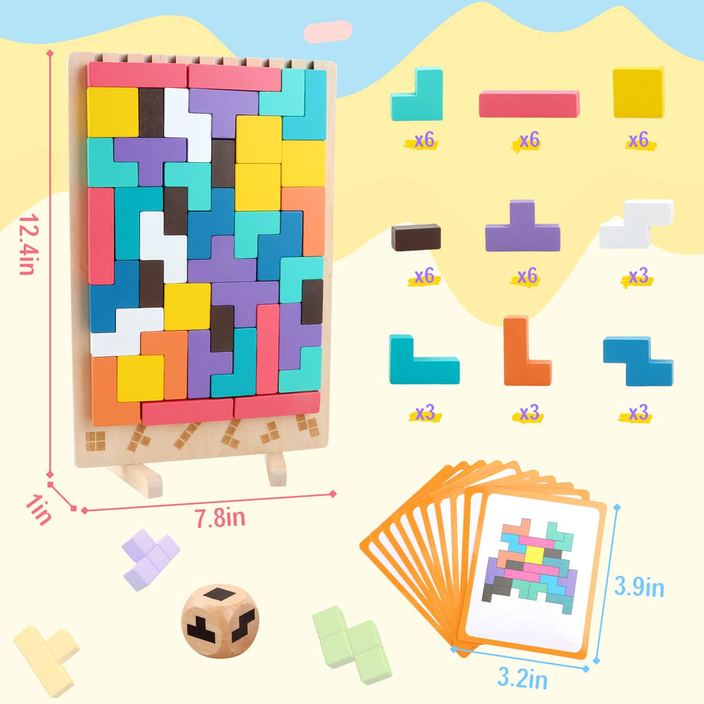 JONEG puzzle set is ideal for travel and classroom activities