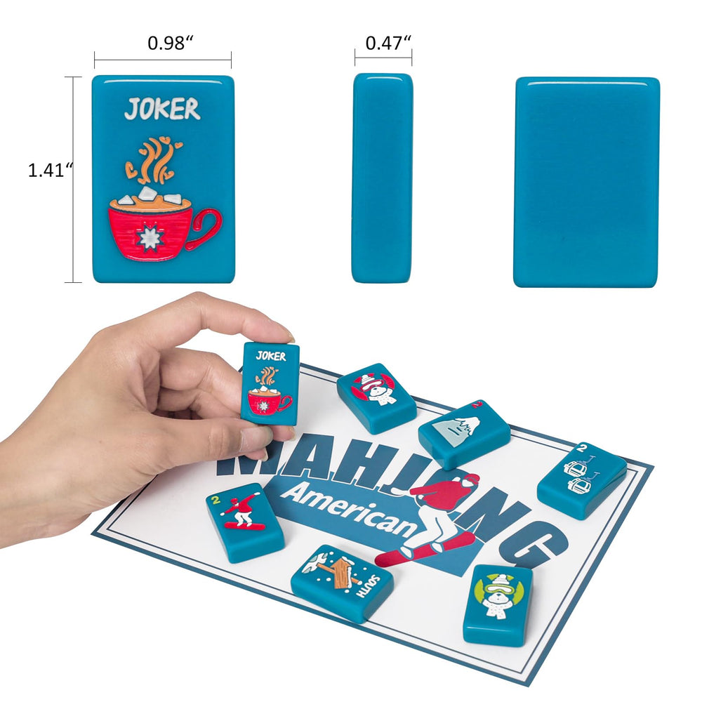 Jongyance 160 tile set includes Dots, Bams, Craks and honors for complete gameplay