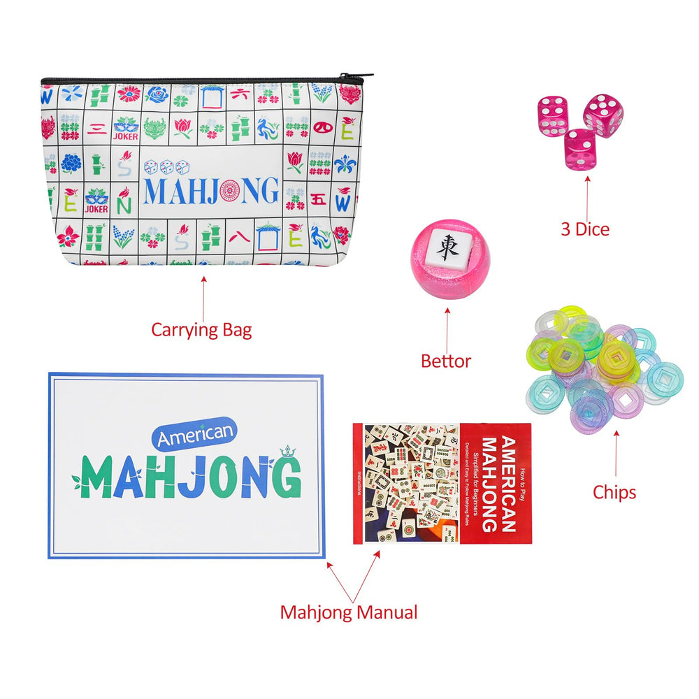 Jongyance Mahjong dice set adds authentic shuffle to rounds.