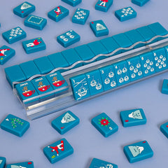 Jongyance easy-to-clean tiles fit American Mahjong rules and casual play