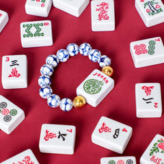 Jongyance Joker tile charm adds unique style for mahjong gatherings.