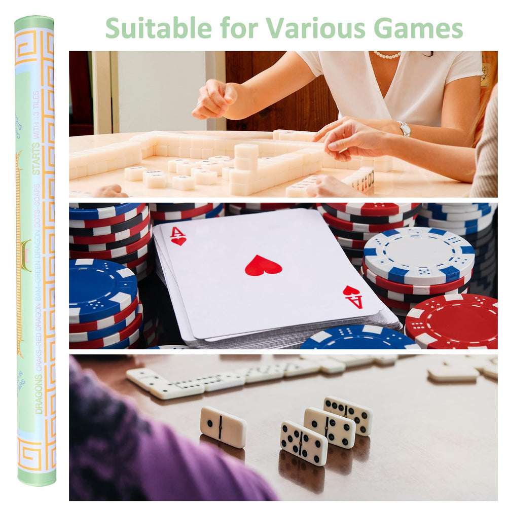 Jongyance compact square mat fits most tables for flexible setup.