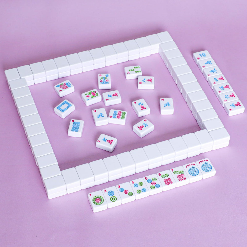 Close-up of tiles-only design emphasizing a compact, travel-friendly layout.