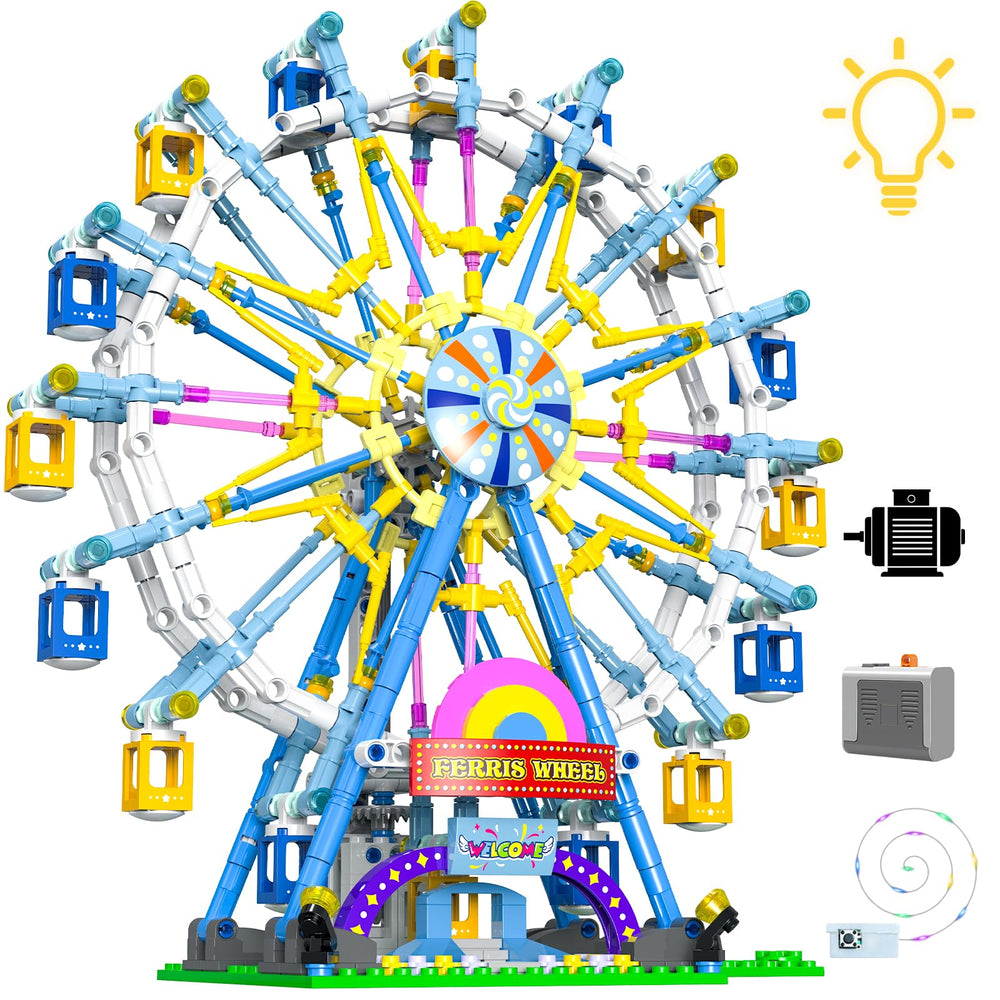Joniuuca Ferris wheel 813-piece kit for creative play.