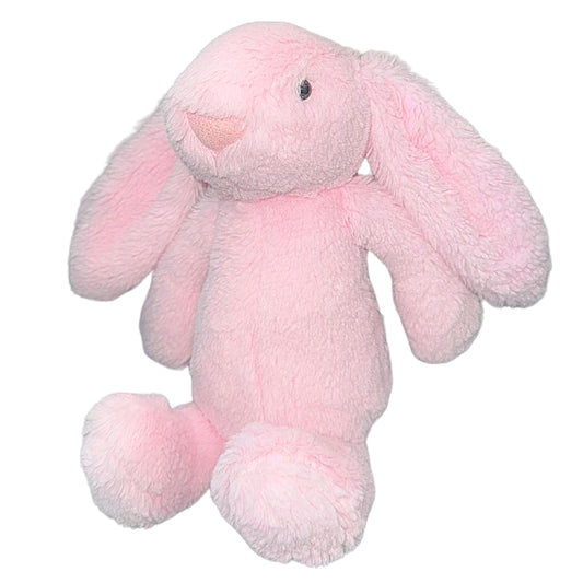 Joojies pink bunny ears closeup—soft plush detail for cozy snuggles