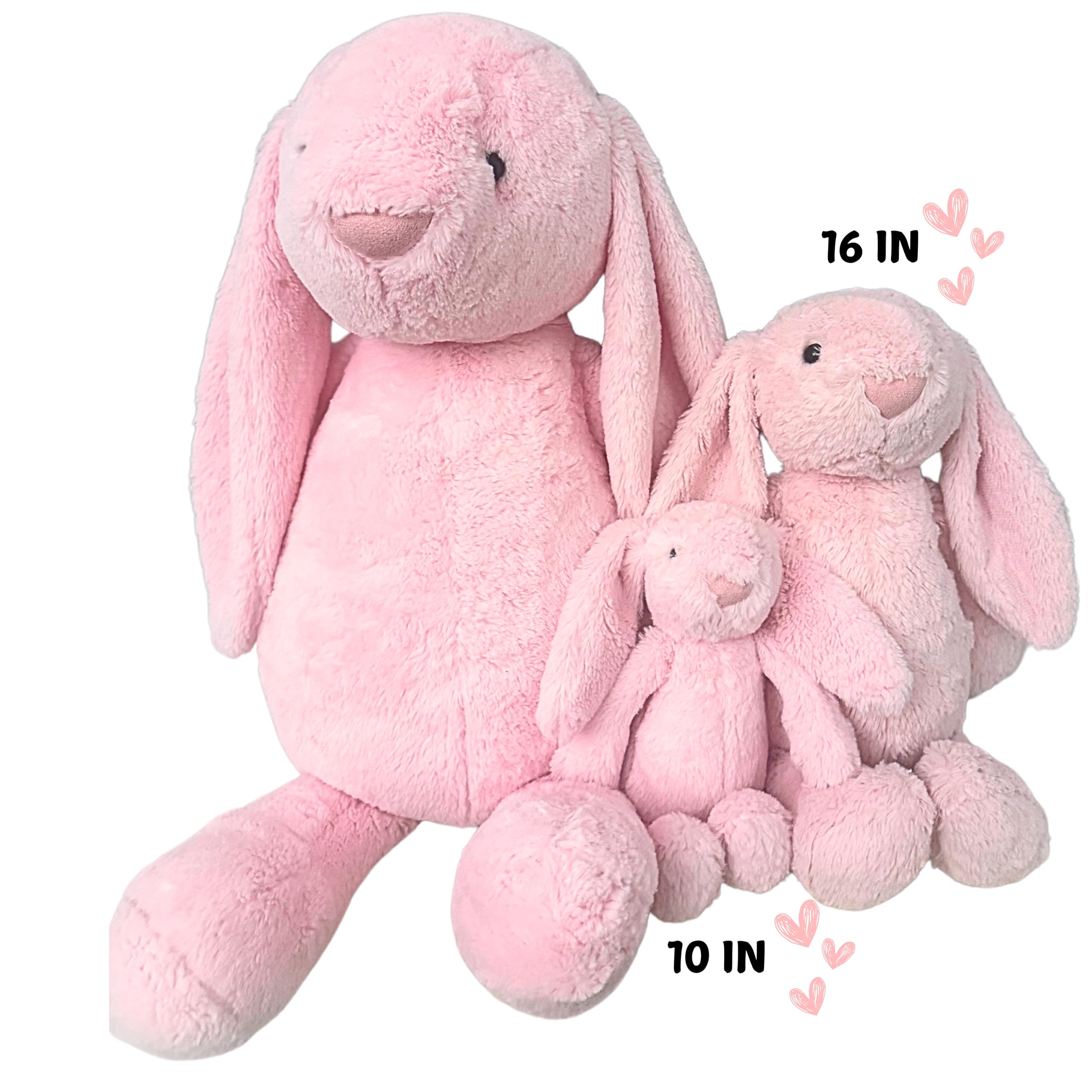 Joojies pink bunny gift-ready packaging—perfect present for kids and spring decor