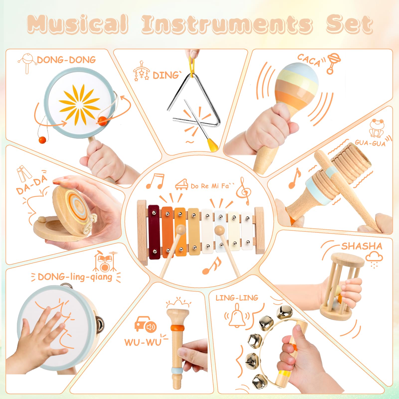JOOMLAFLY drum for toddlers fosters beat timing and active play