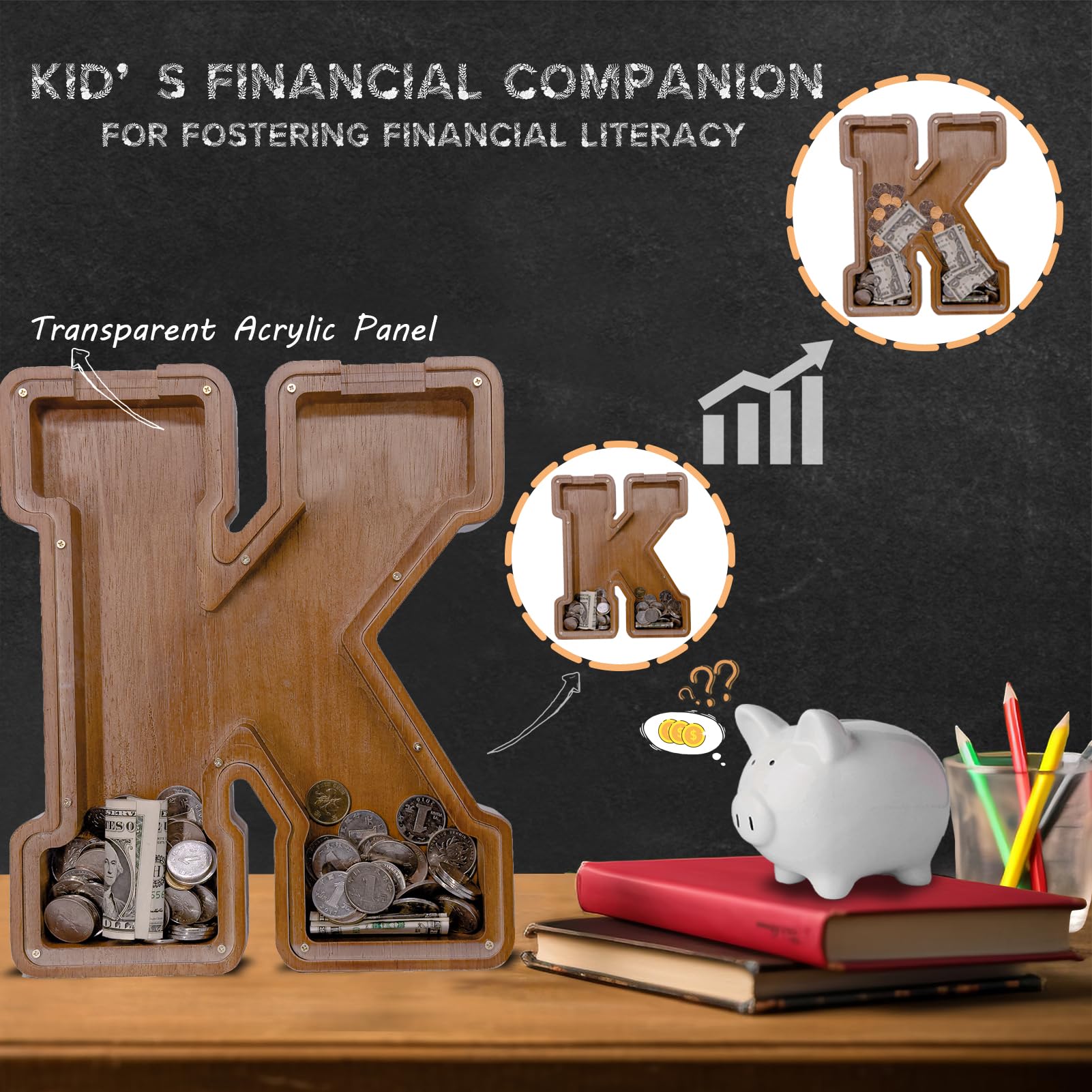 JOOMLAFLY customized engraved piggy bank for personal gifts
