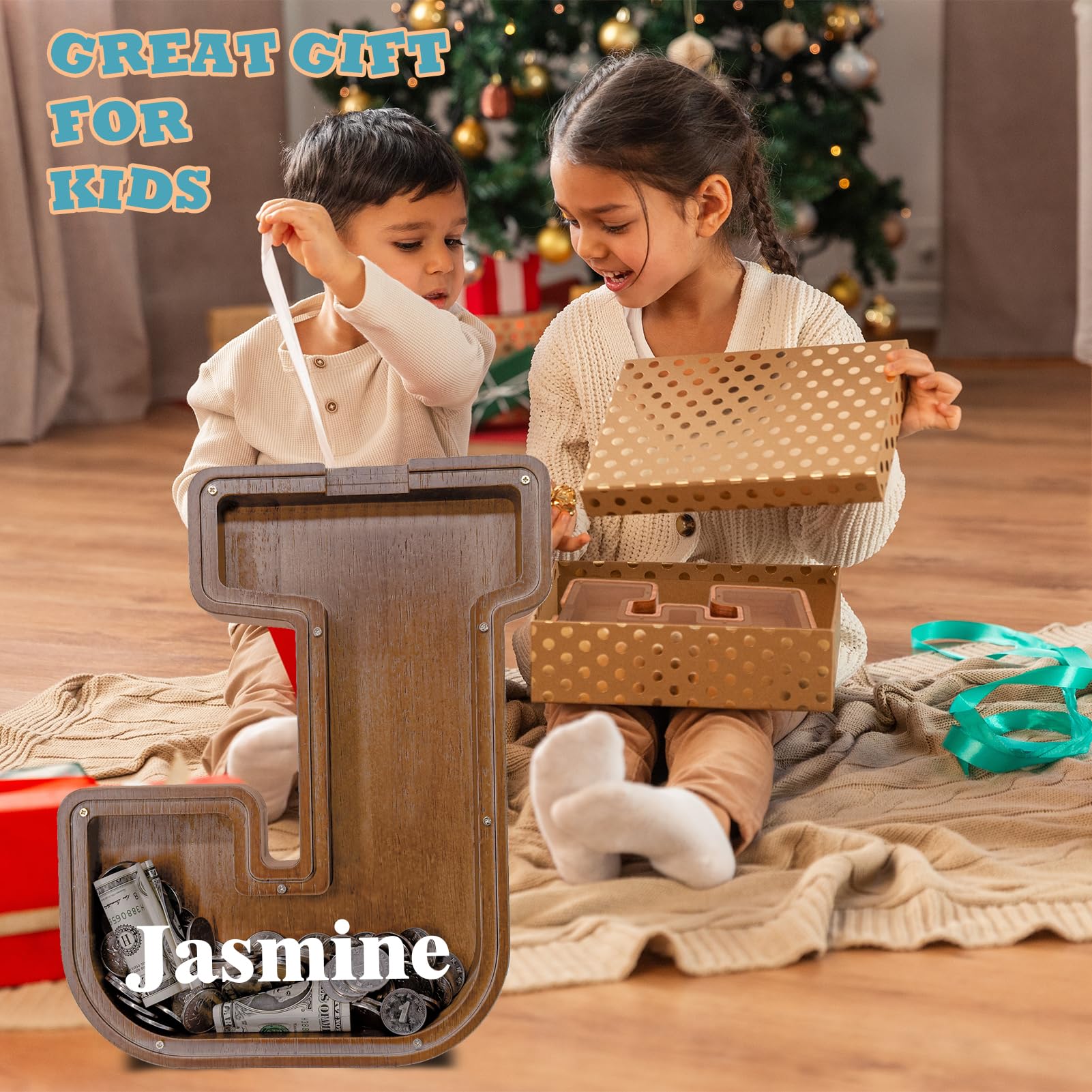 JOOMLAFLY decorative piggy bank doubles as home decor and gift.