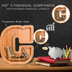 JOOMLAFLY transparent panel tracks savings for kids