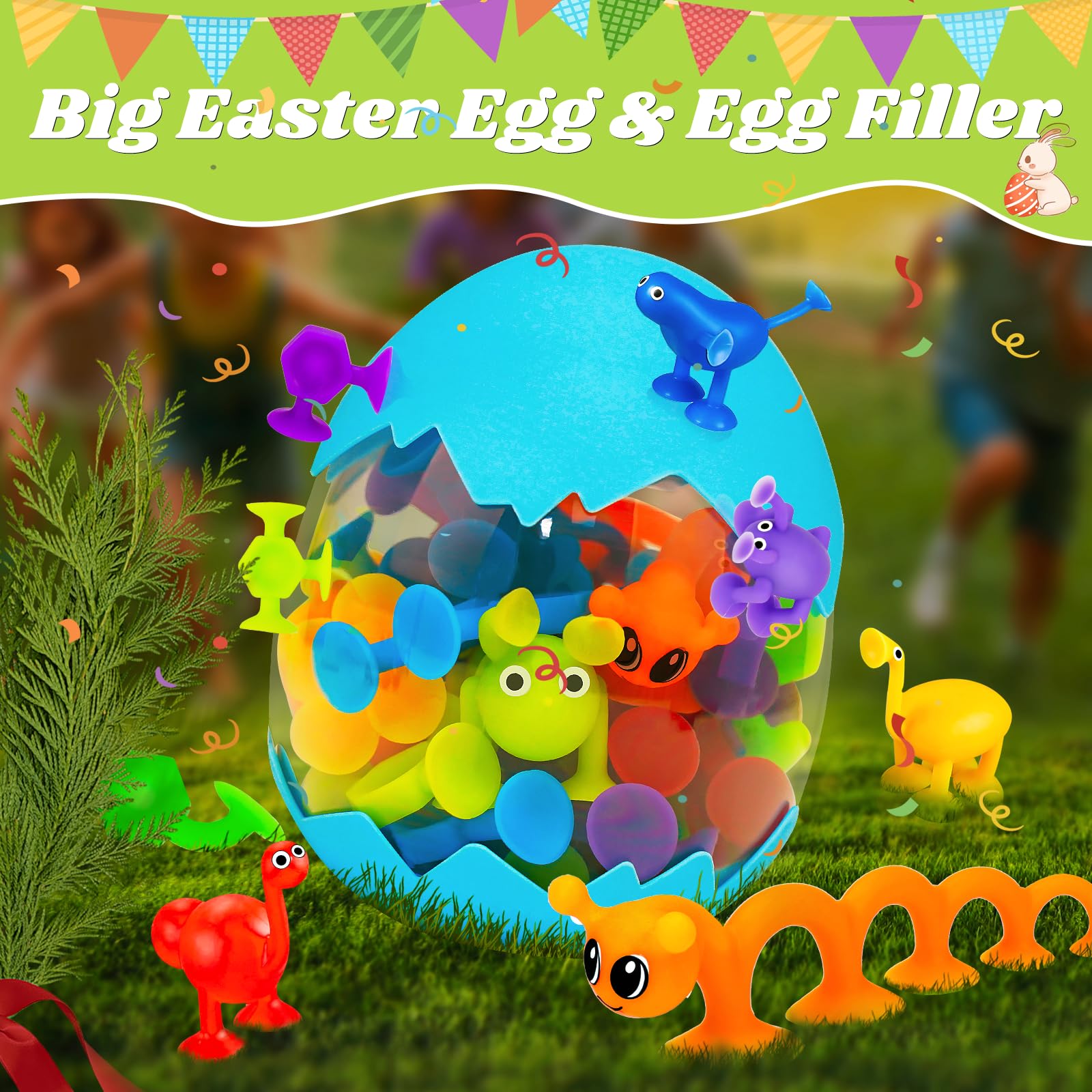Joosharkidz Easter basket fillers bring colorful, interactive bath fun.