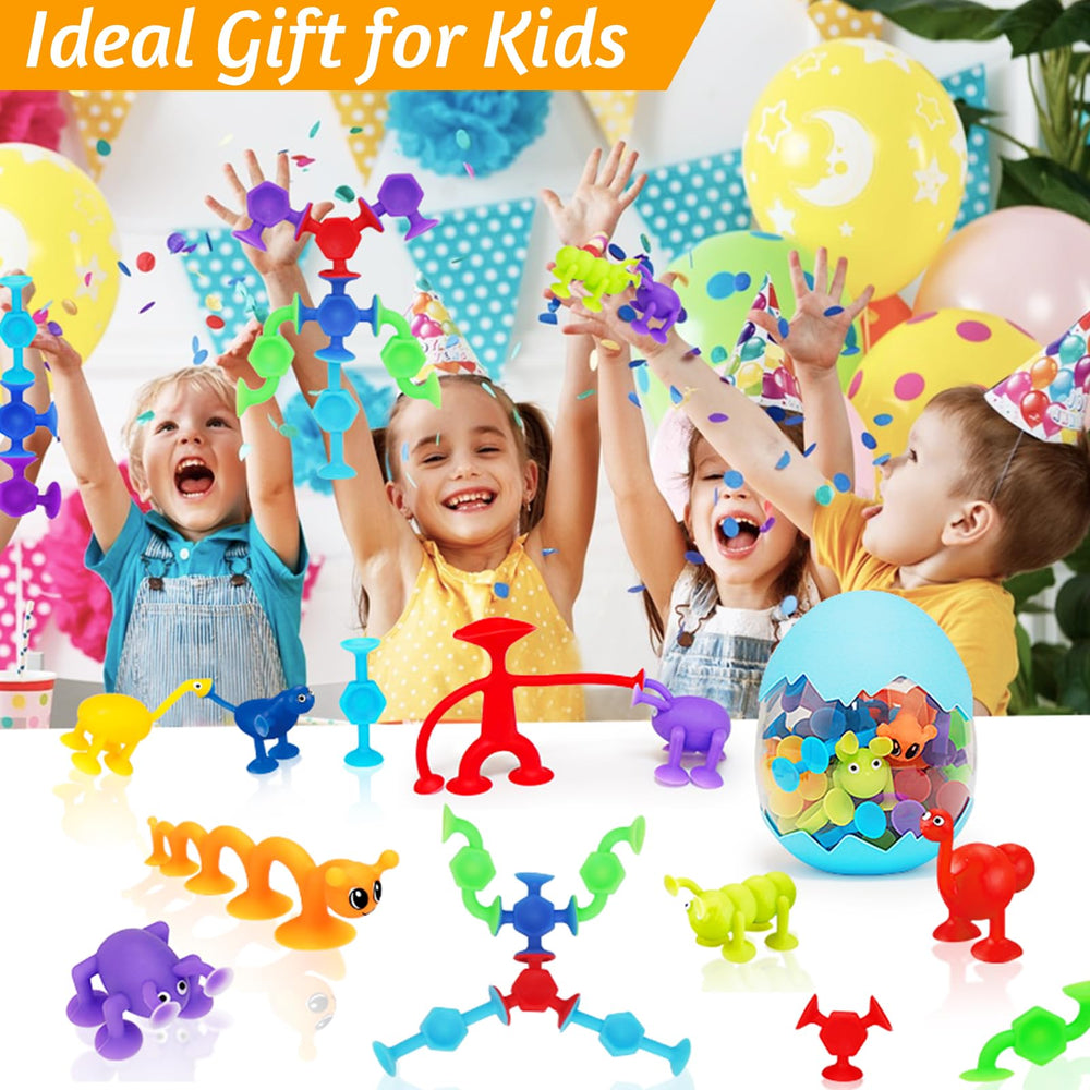 Joosharkidz travel-friendly bath toys for car, plane, and hotel stays.