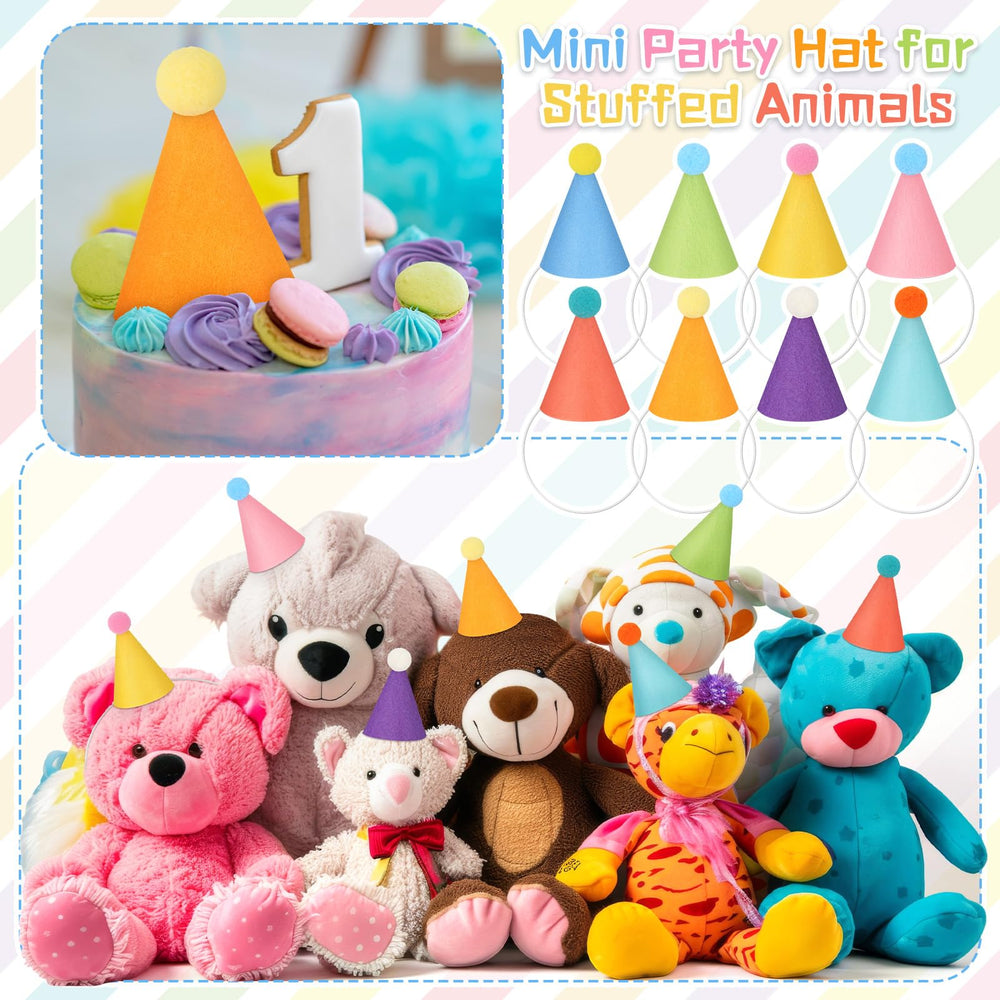 Joottuan macaroon-tone hats display colorful DIY pet accessory ideas for unique looks.