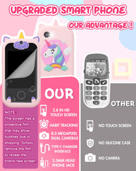 Joozfee child holding the device for on-the-go learning
