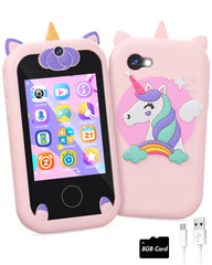 Joozfee unicorn-front view of the kids smart phone, a playful learning companion