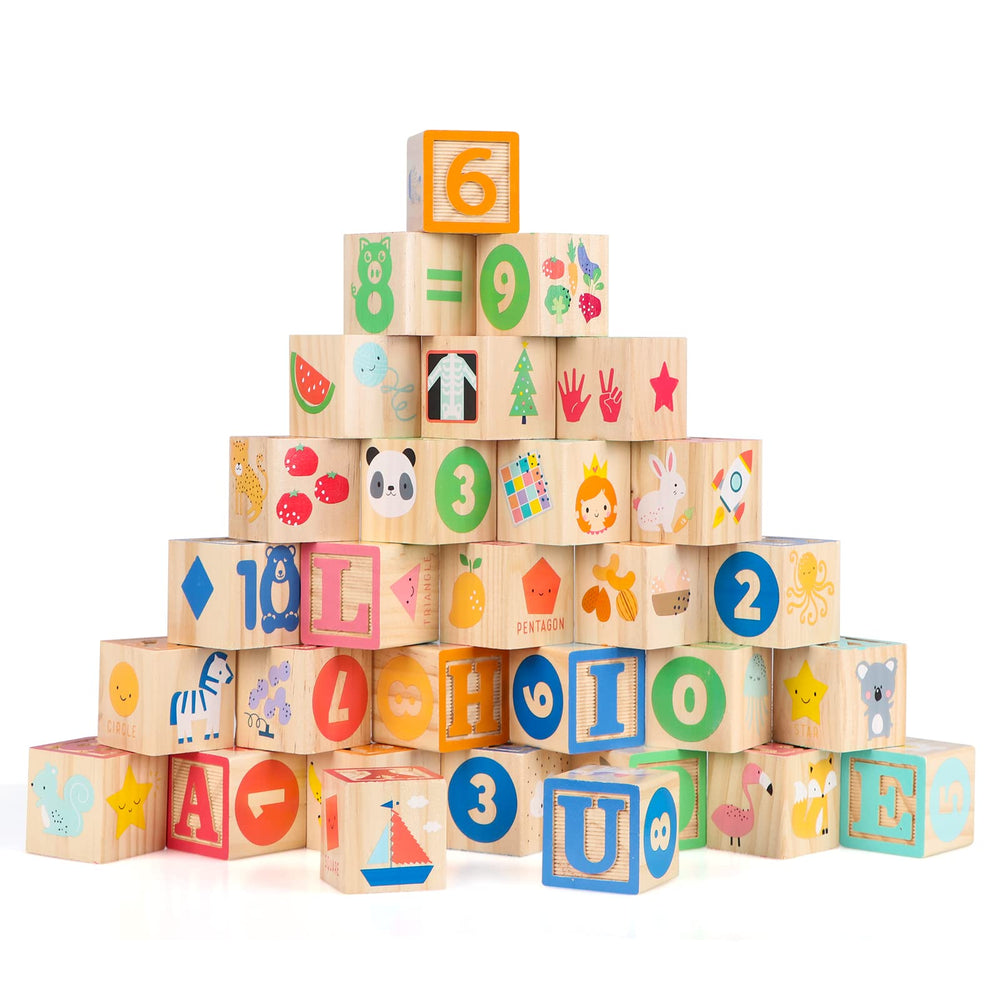 Joqutoys wagon helps keep blocks organized and portable