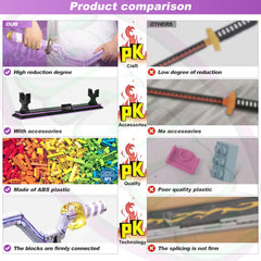Jorumo building block assembly detail highlights precise fit and color