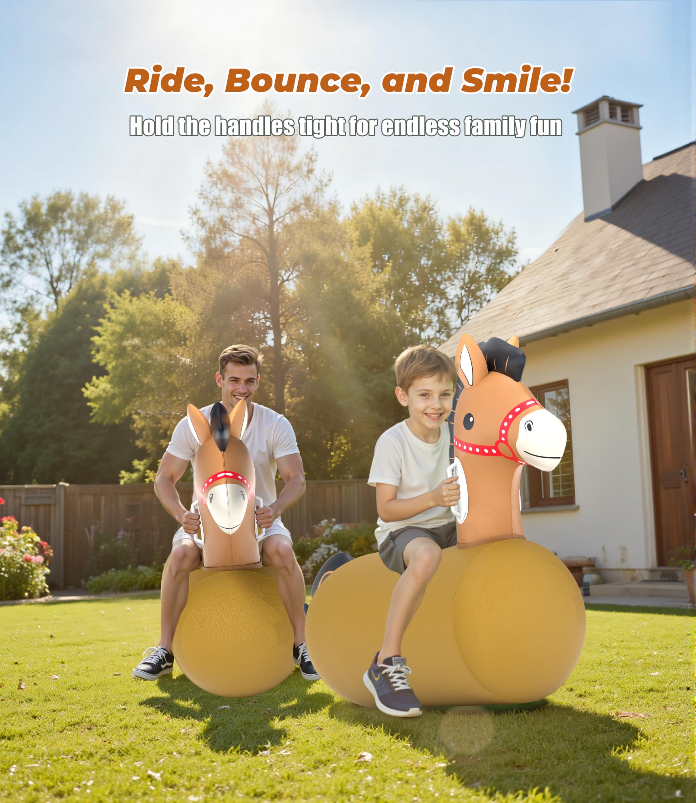 JOSEN bouncy horse arrives in a gift-ready box for holiday gifting