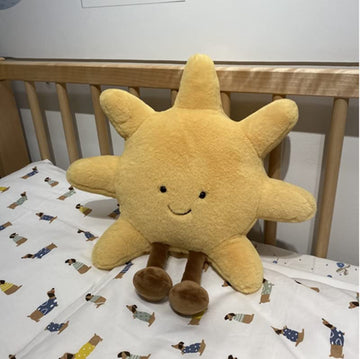 Joson sun-shaped plush toy provides an office pillow for comfort