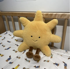 Joson sun-shaped plush toy provides an office pillow for comfort