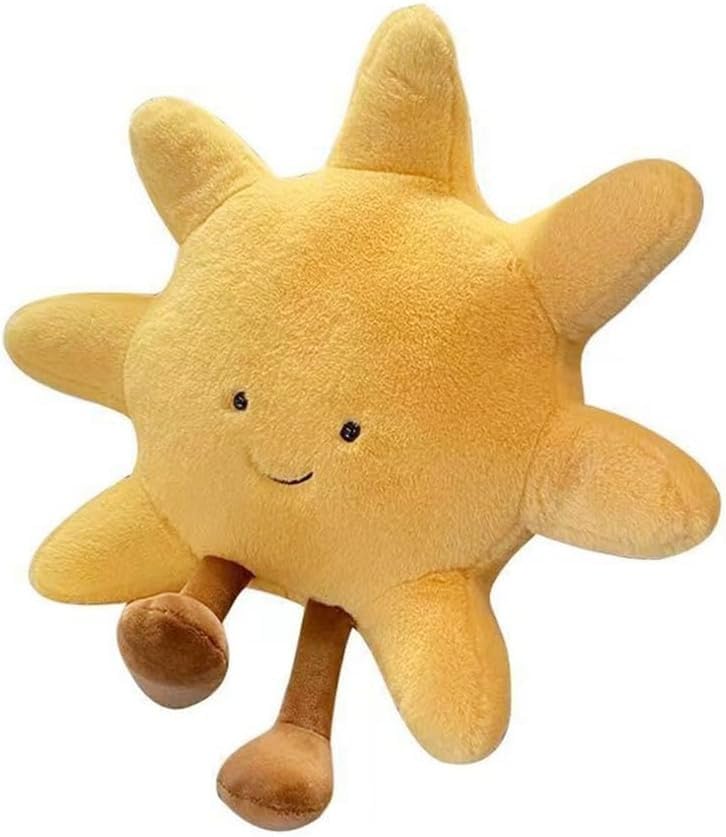 Joson sun-shaped plush toy as a soft bedside pillow for cozy mornings