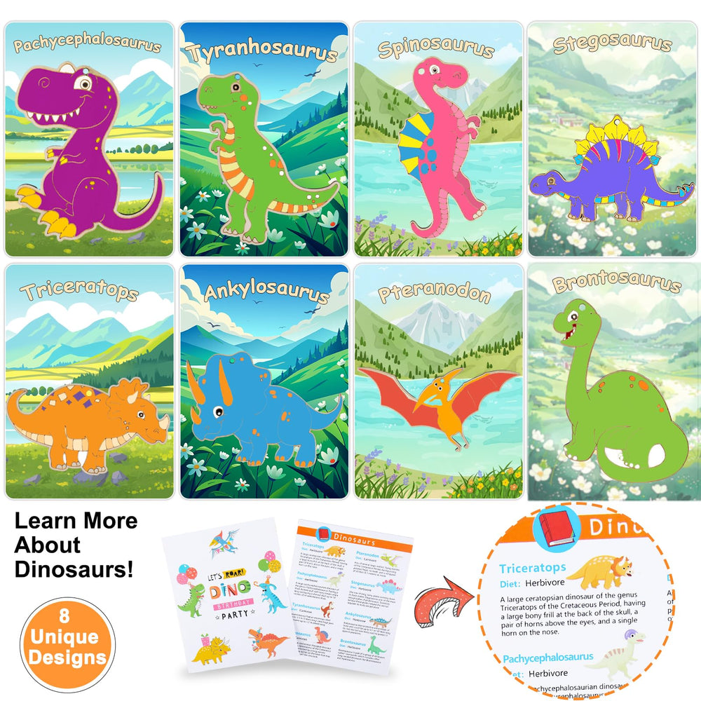 JOTIKO educational cards for dinosaur names and facts