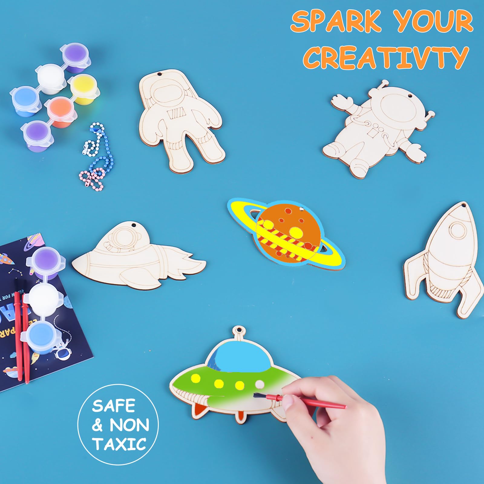 JOTIKO space keychain astronaut design invites kids to personalize a keepsake