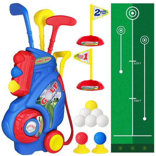 Jovizo toddler golf cart for easy pulling and organized play.