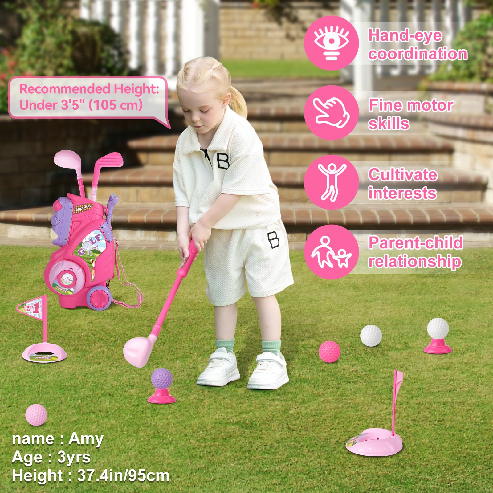 Jovizo golf tees for practice setup