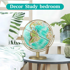 JOWHOL desk globe doubles as modern home or office decor.