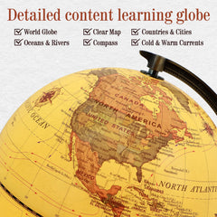 JOWHOL night-light globe glows softly for kids' bedtime reading.