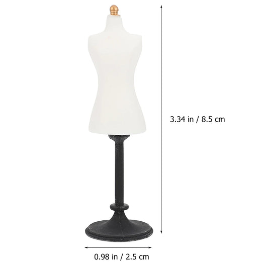 Jowxsx dress form stand detail enhances miniature tailoring ambience