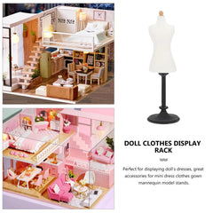 Jowxsx miniature fashion display accessory for dollhouse boutique scenes