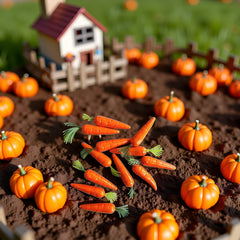 Jowxsx miniature carrots for realistic food arrangements