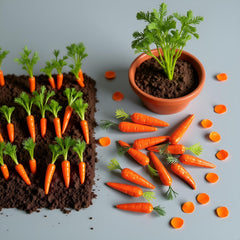 Jowxsx miniature garden carrots for charming displays
