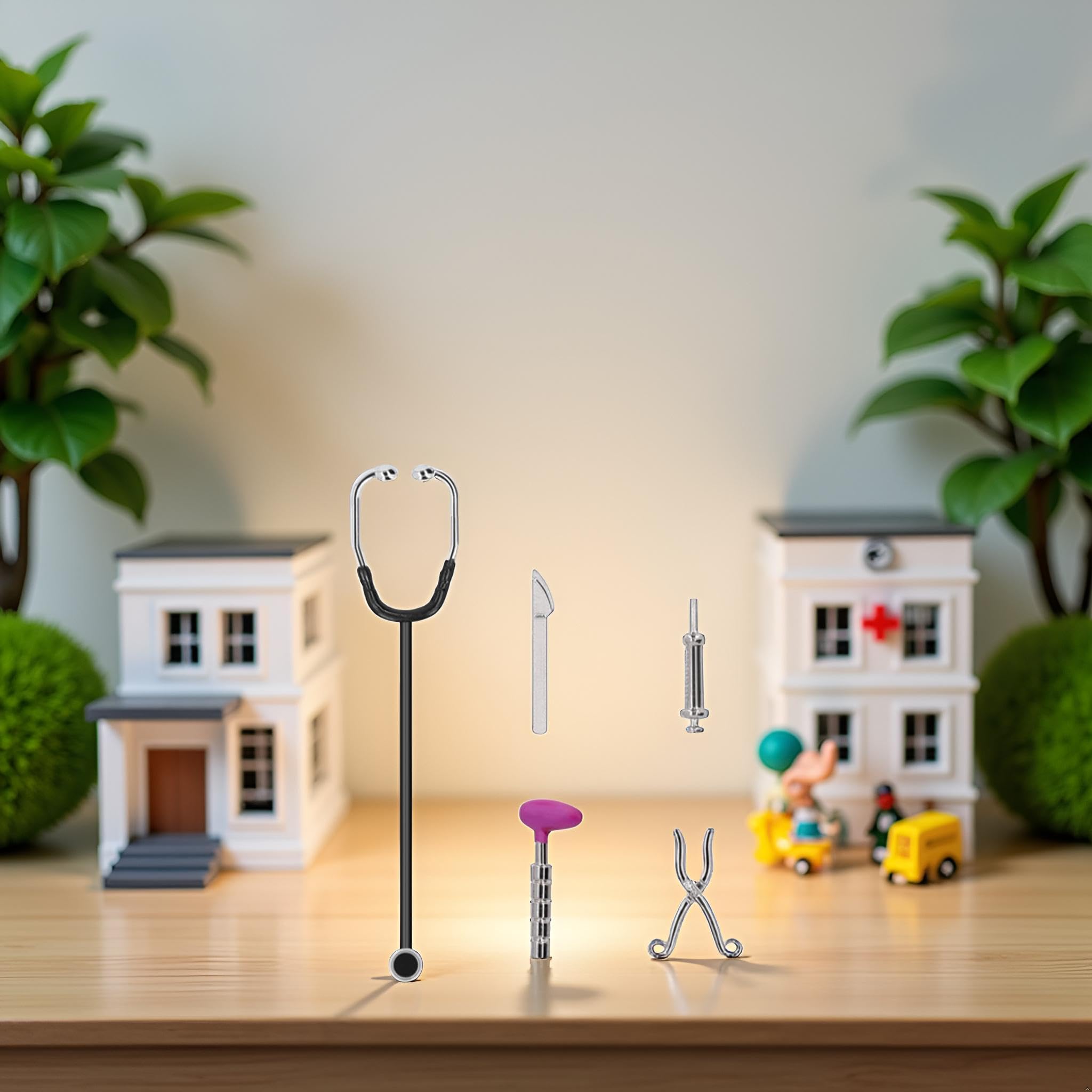 Jowxsx miniature garden kit with medical flair for scenes
