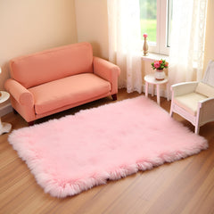 Jowxsx pink dollhouse carpet edge-to-edge coverage enhances decor.