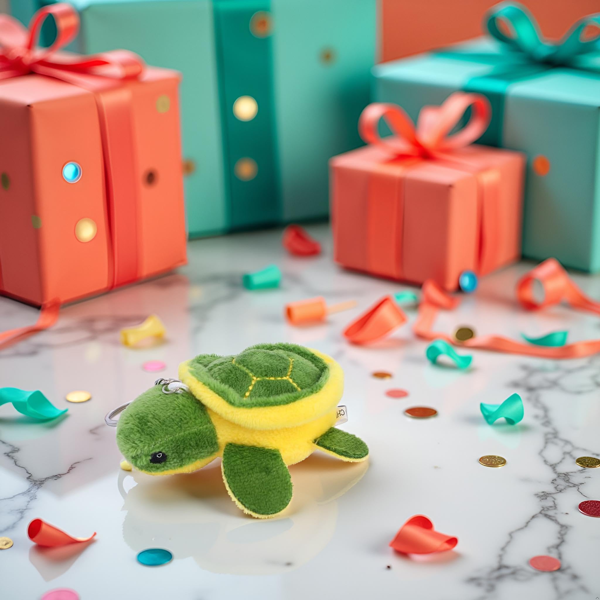 Jowxsx soft plush turtle texture provides comforting, cuddle-worthy touch.