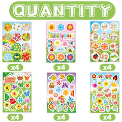 Joy Bang birds and bees stickers enliven notebooks and science displays.