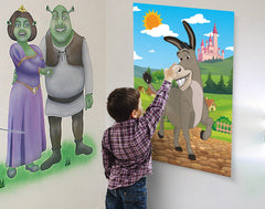 Joy Bang party setup board provides quick, engaging decor.