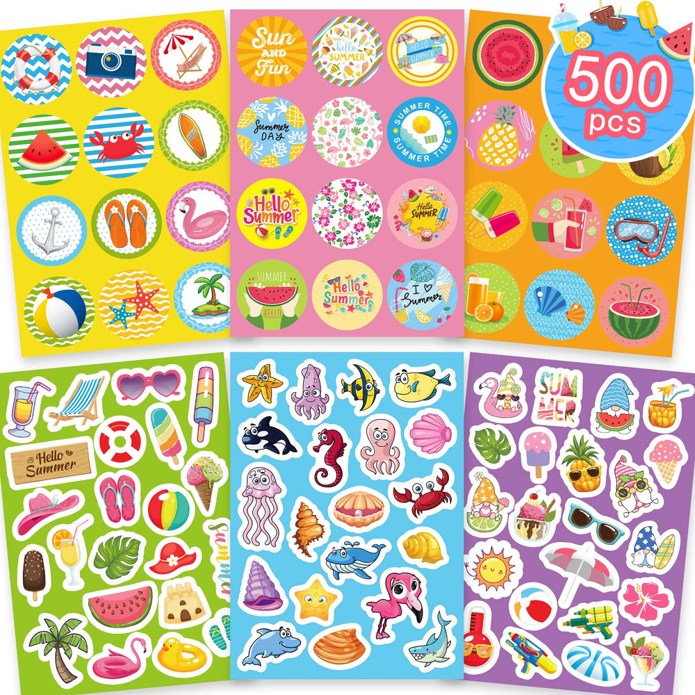 Joy Bang summer stickers featuring ice cream designs for fun crafts.