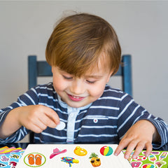Joy Bang starfish stickers for beach-themed crafts and scrapbooks.