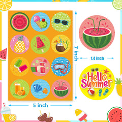 Joy Bang watermelon stickers for water bottles and summer projects.