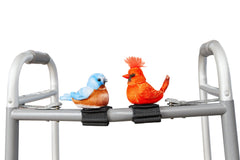 Joy For All Bluebird with CHIRPBACK technology responds to voices for interactive walks.