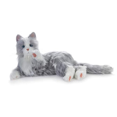 Joy For All Companion Cat soft-touch fur closeup, inviting tactile interaction and soothing presence