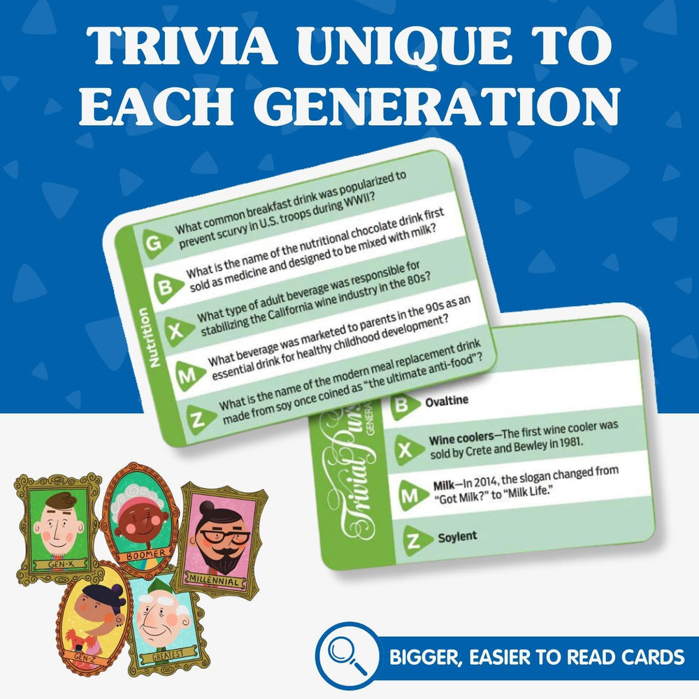 Joy for All Trivial Pursuit Generations dexterity-friendly pieces support easy handling