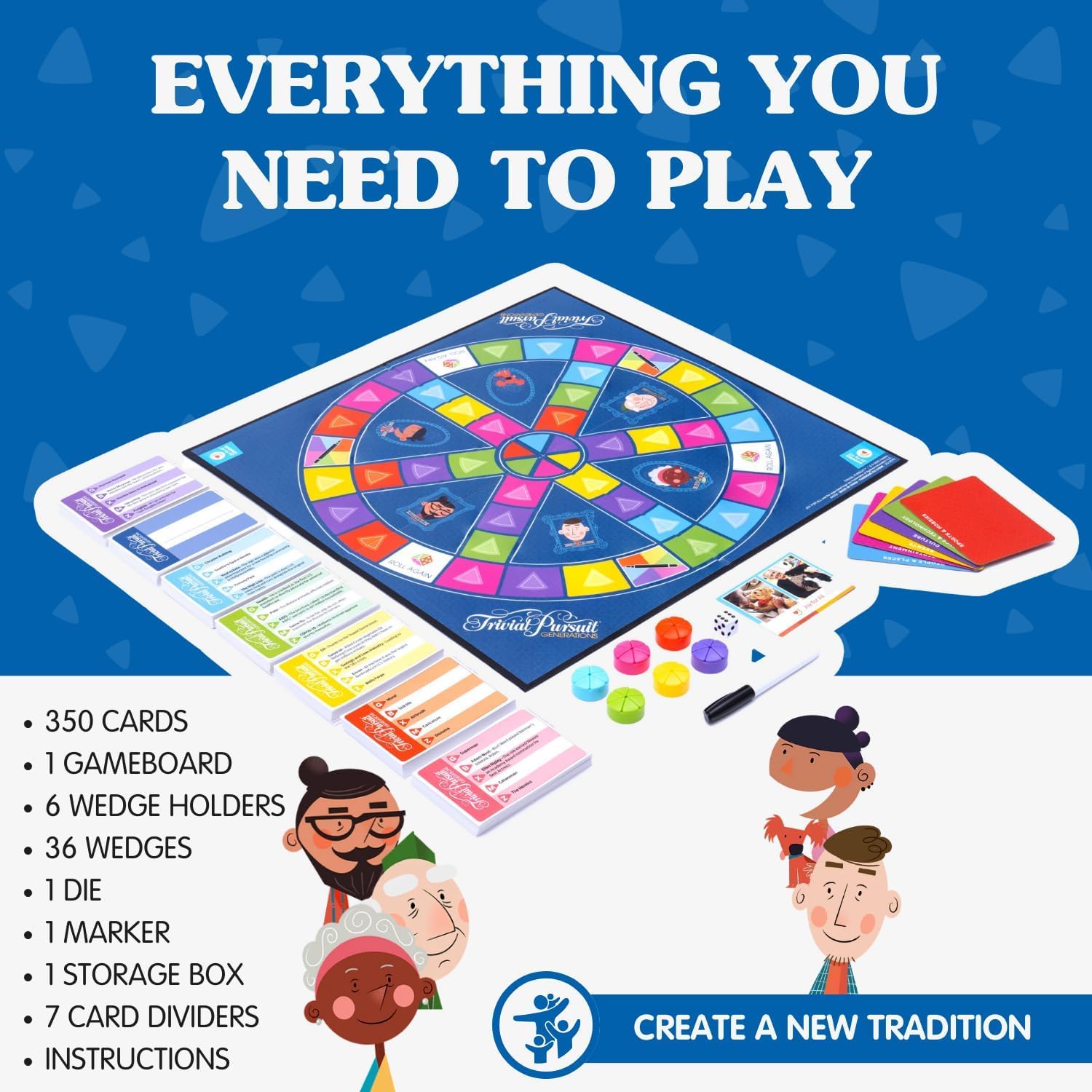 Joy for All Trivial Pursuit Generations family-night activity for multigenerational groups