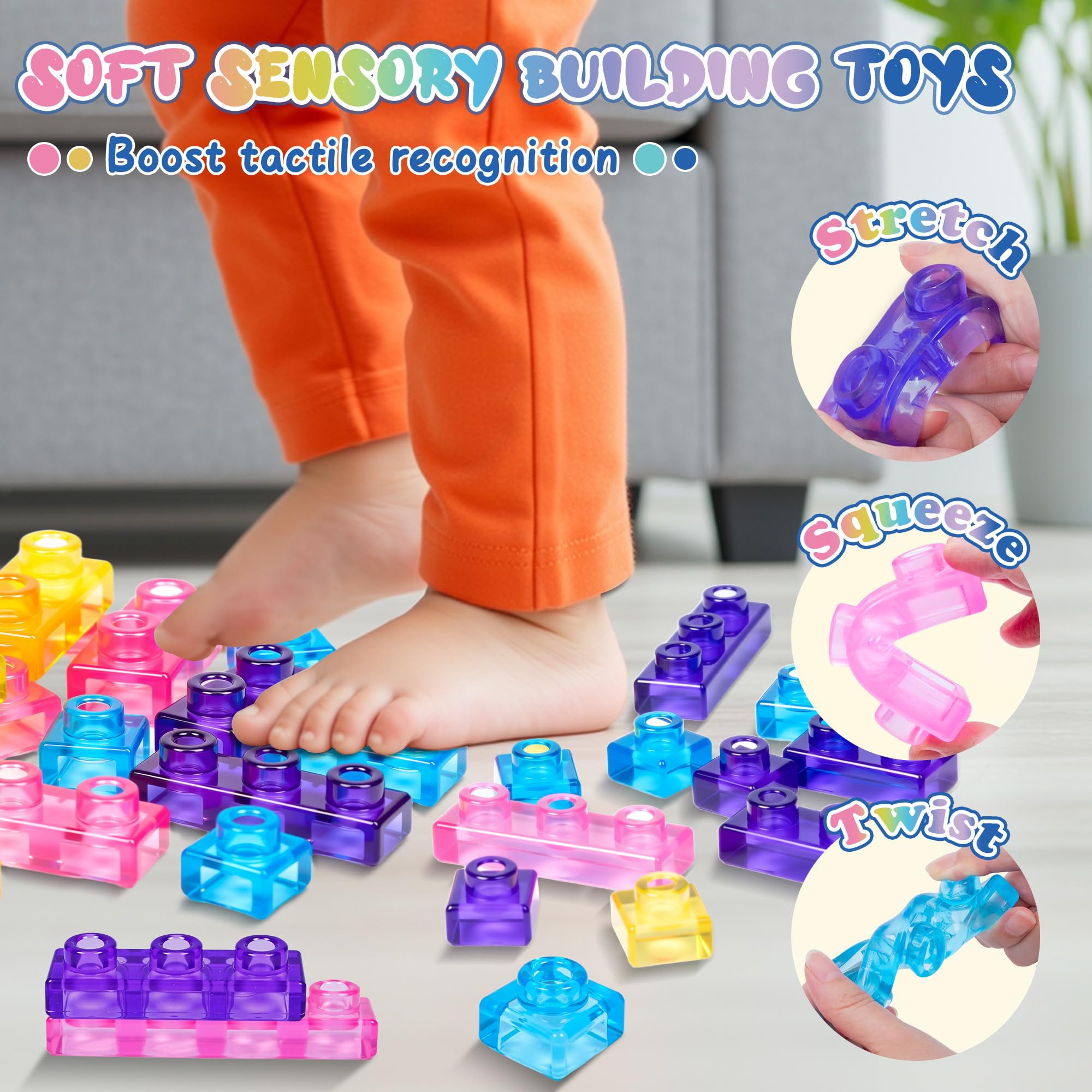 JOY SPOT! soft TPE material offers a gentle touch for little hands.